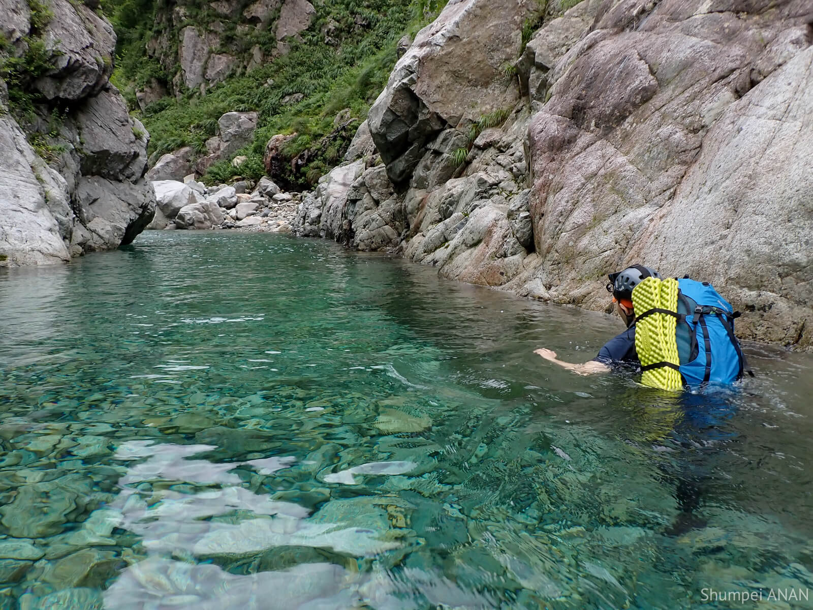 朝日連峰 荒川・東俣沢 – ポムチム