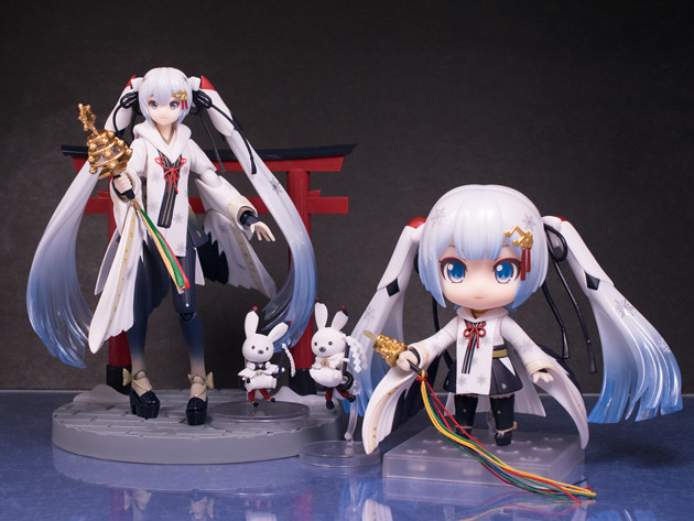 レビュー figma雪ミク タンチョウ巫女Ver. おまけ編 雪ミクのおさらい