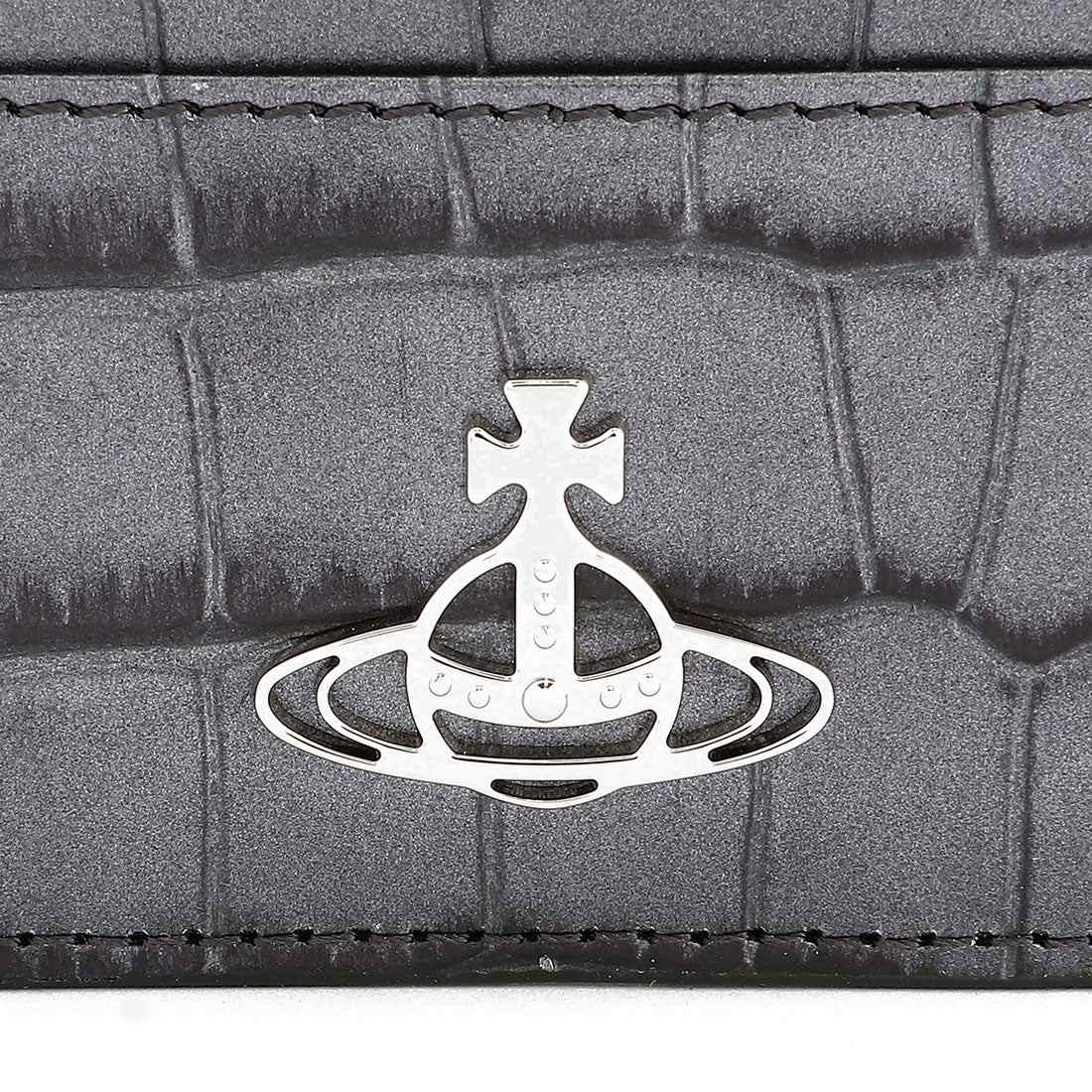 Vivian Westwood Vivienne Westwood card case embossed crocodile leather