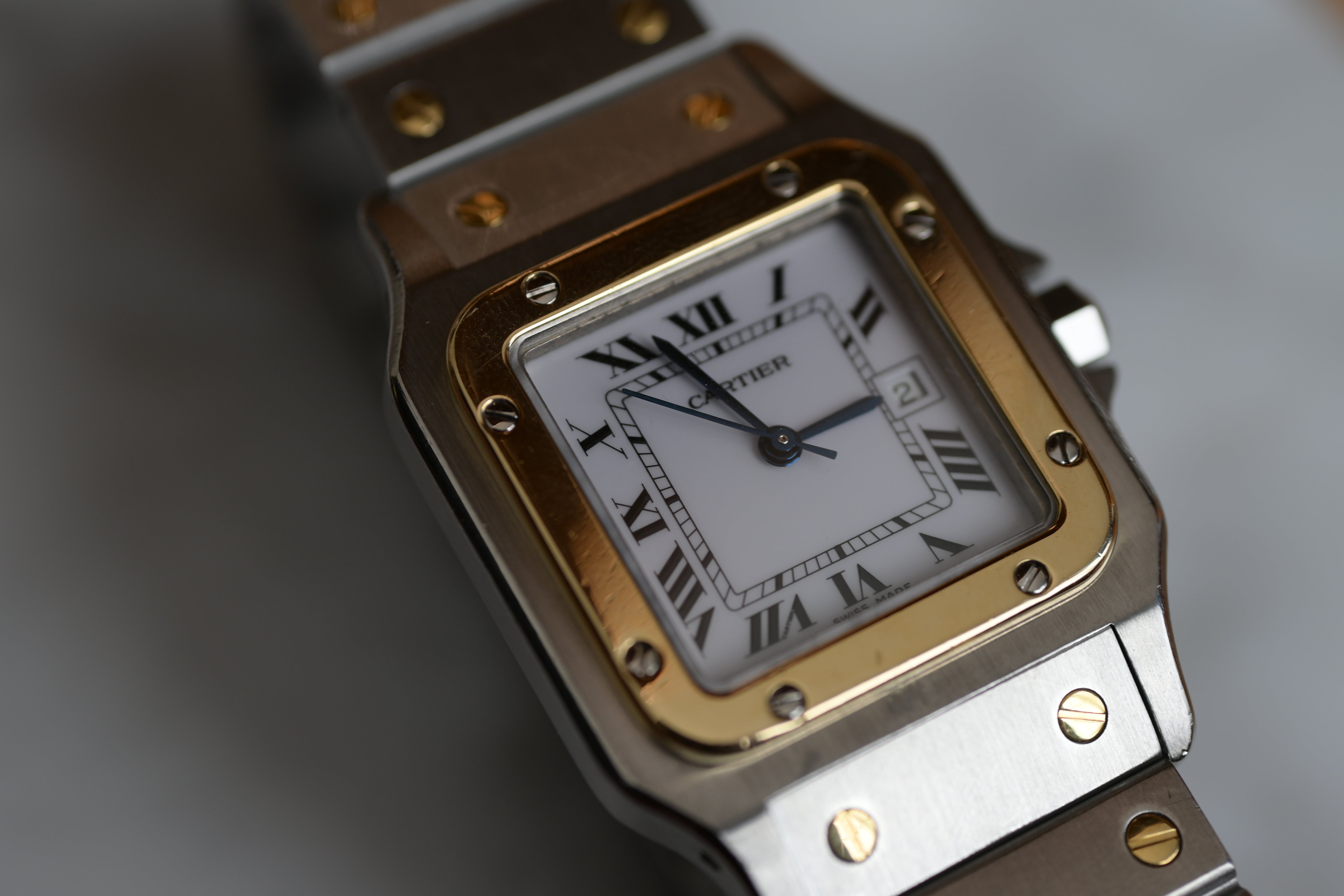 国際永久保証書付き』カルティエ サントスカレ/ガルべLMサイズ