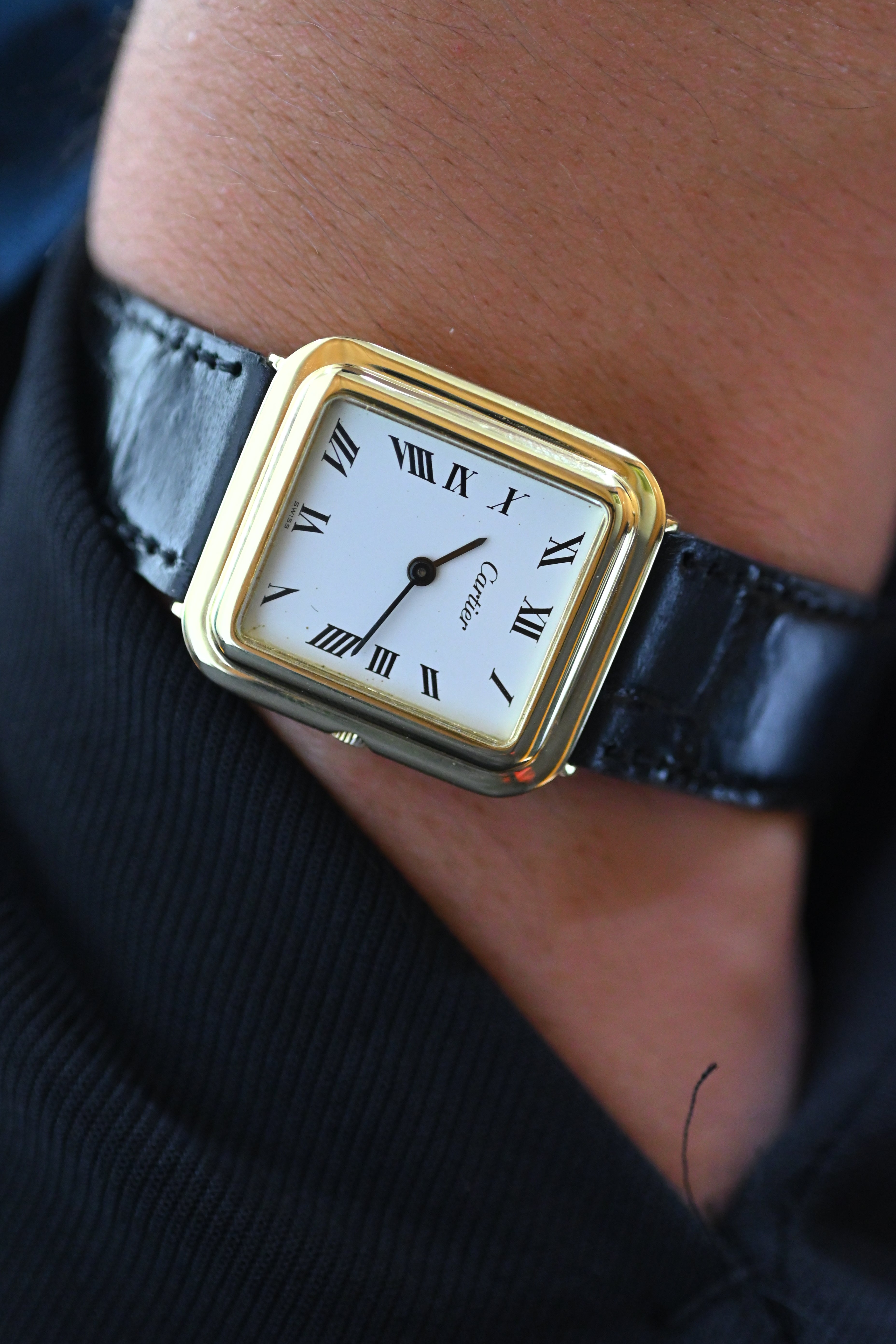 CARTIER カルティエ タンク 18KYG ヘキサゴンケース 1970年代