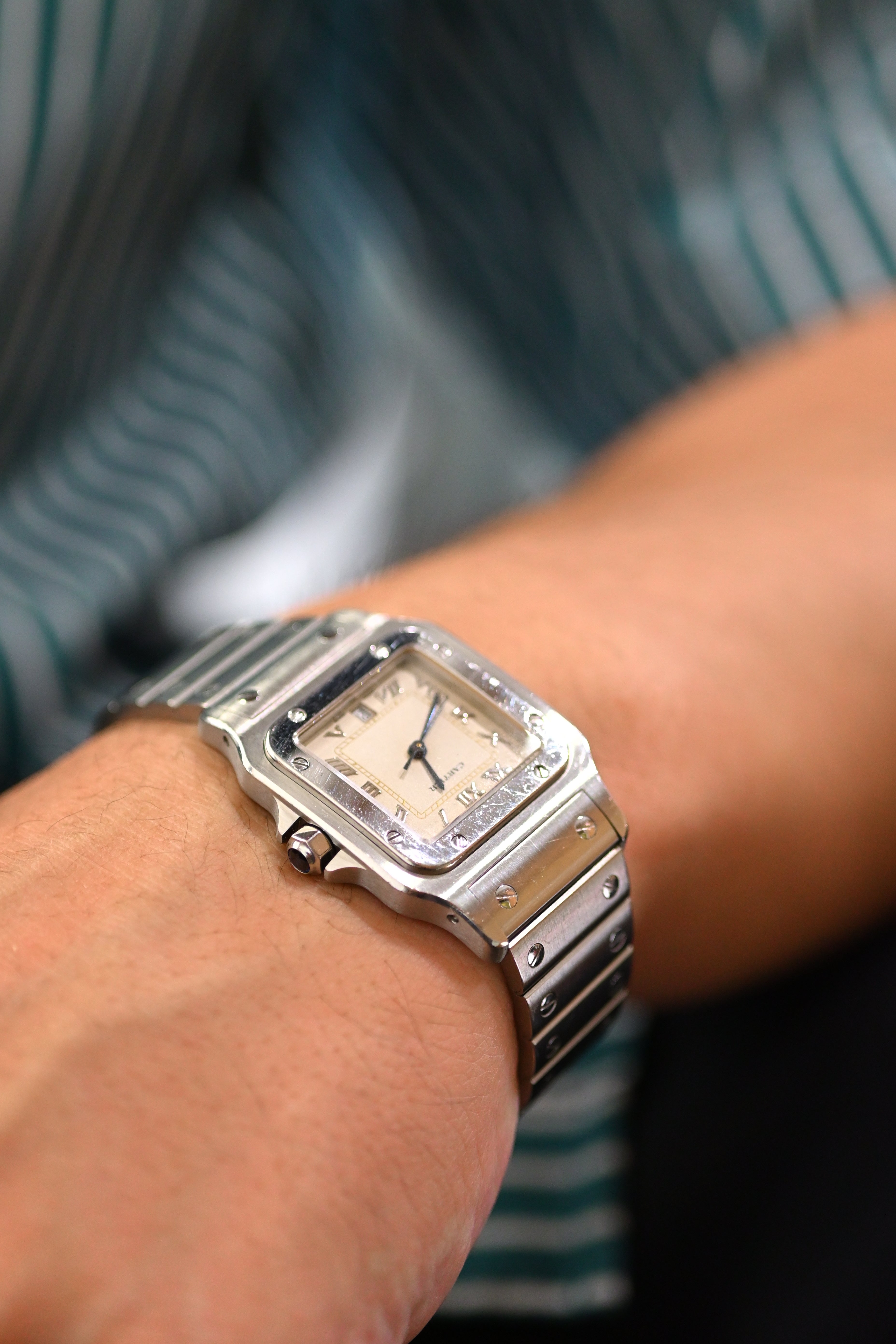 CARTIER カルティエ サントスガルべ LMサイズ ステンレスモデル Ref