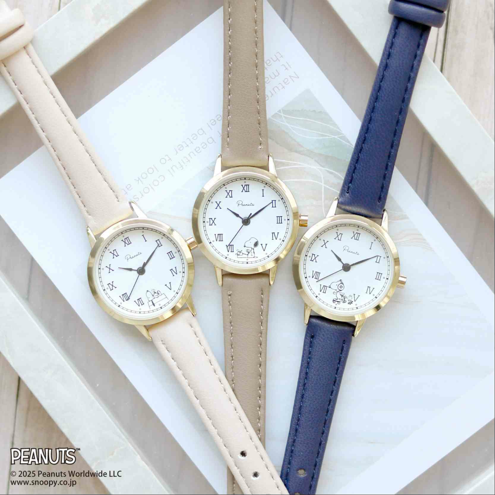 スヌーピークラシックレザーウォッチ | field work