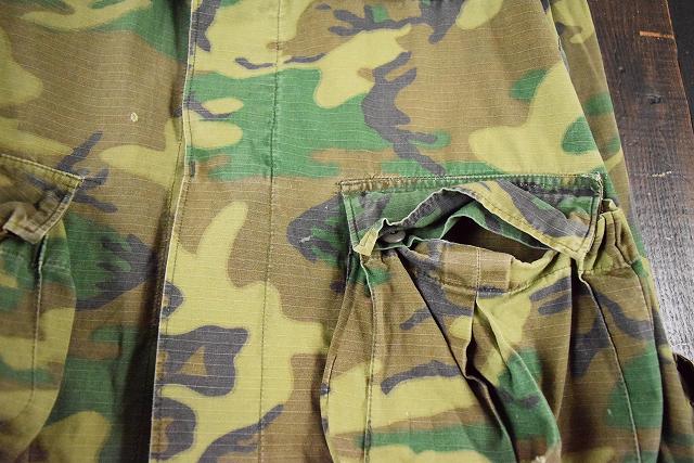 70's US.ARMY ERDL迷彩×LC-1迷彩 ミックスリーフ 移行期BDUジャケット