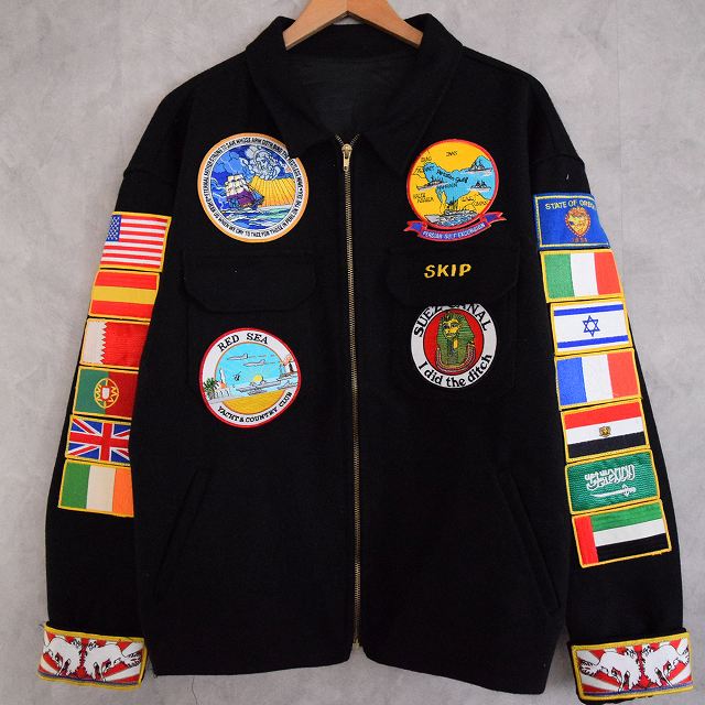90's U.S.NAVY USS SIMPSON (FFG-56) Crew Jacket 90年代 ミリタリー