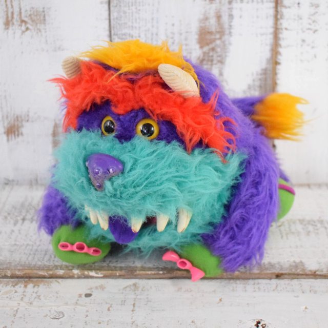 80年代 マイペットモンスター パペット 人形 カラフル パープル