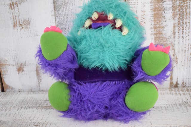 80年代 マイペットモンスター パペット 人形 カラフル パープル
