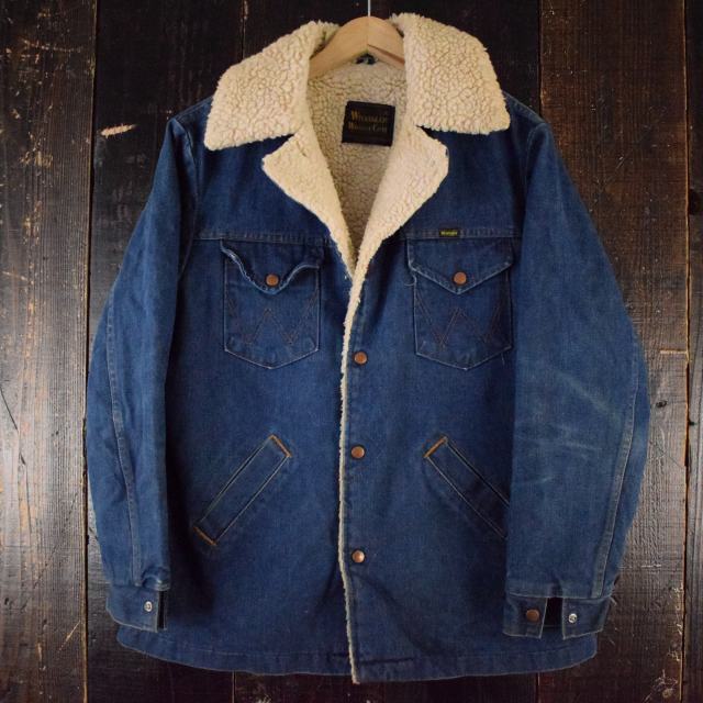 70年代 ラングラー アメリカ製 Gジャン 裏ボア インディゴ｜ヴィテージ