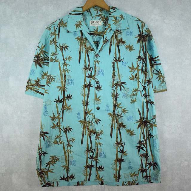 50年代 50s 60s 60年代 アロハシャツ ハワイアンシャツ コットン 開襟