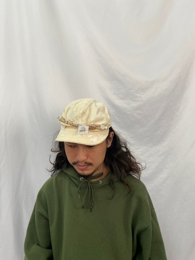 キャピタル ブランド 日本製 アーカイブ 帽子 白 ホワイト