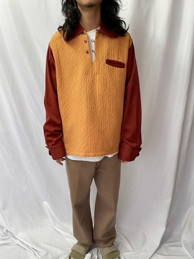 50年代 50s 開襟 ラメ糸 レーヨンシャツ │ヴィテージ古着屋Feeet 通販