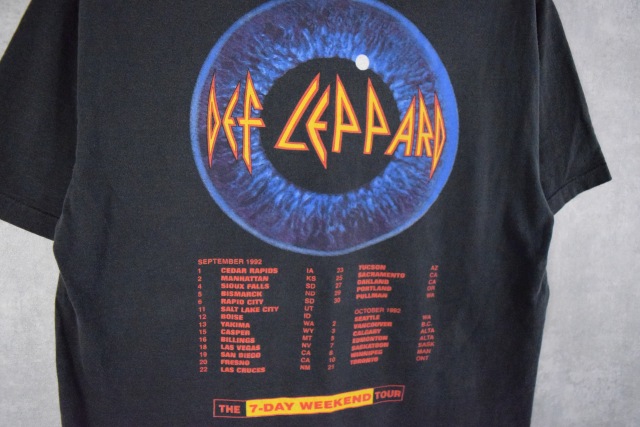 90年代 90s アメリカ製 デフレパード バンT ミュージック 音楽