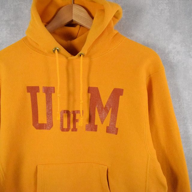 80年代 80s チャンピオン リバースウィーブ マスタード スウェット