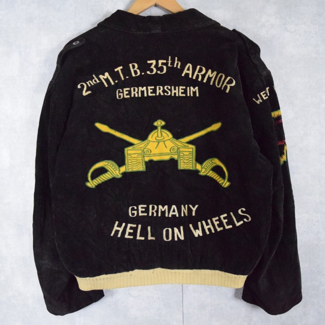 50年代 50s ドイツ コーデュロイジャケット スーベニアジャケット