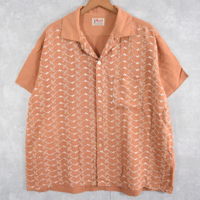 50年代 60年代 50s 60s 開襟 ループカラー 半袖 │ヴィテージ古着屋