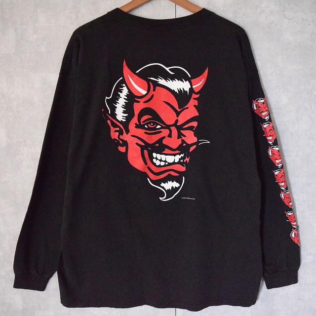 90年代 90s 黒 ブラック 悪魔 長袖 | ビンテージ古着屋Feeet 通販