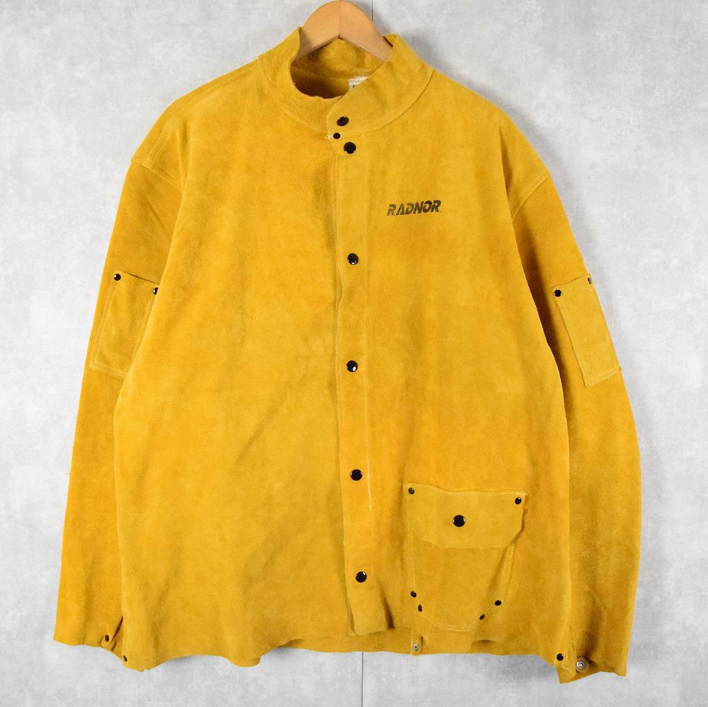 スエード 溶接工 マスタード レザー | ビンテージ古着屋Feeet 通販