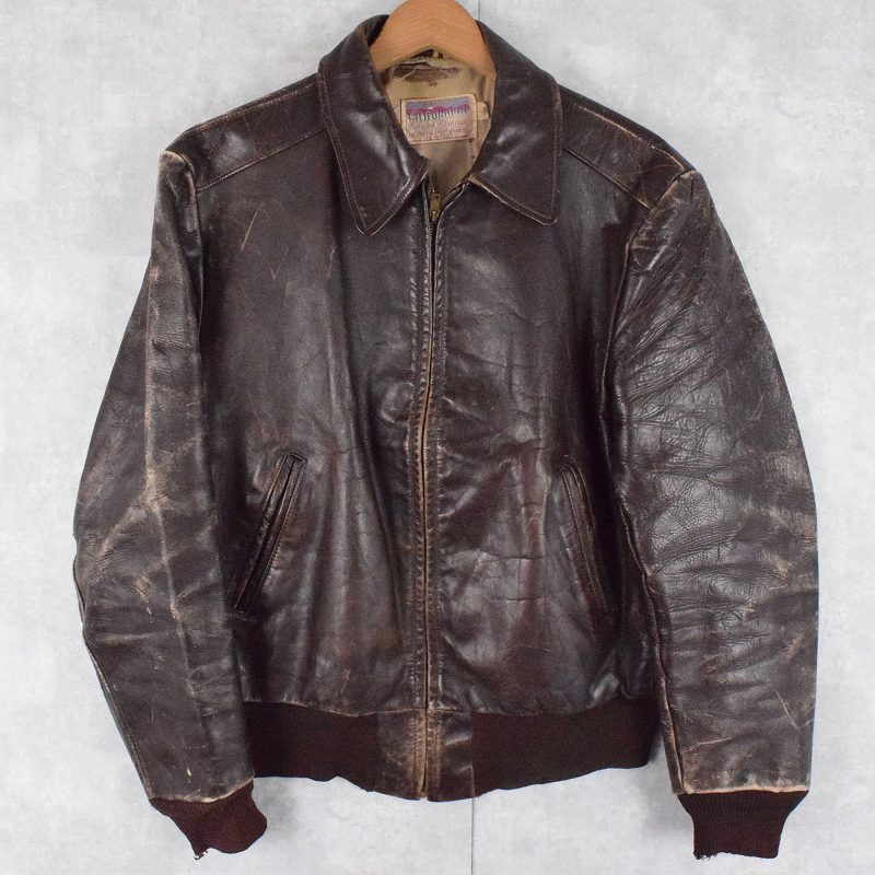 50s 50年代 レザージャケット 革ジャン | ヴィテージ古着屋Feeet 通販