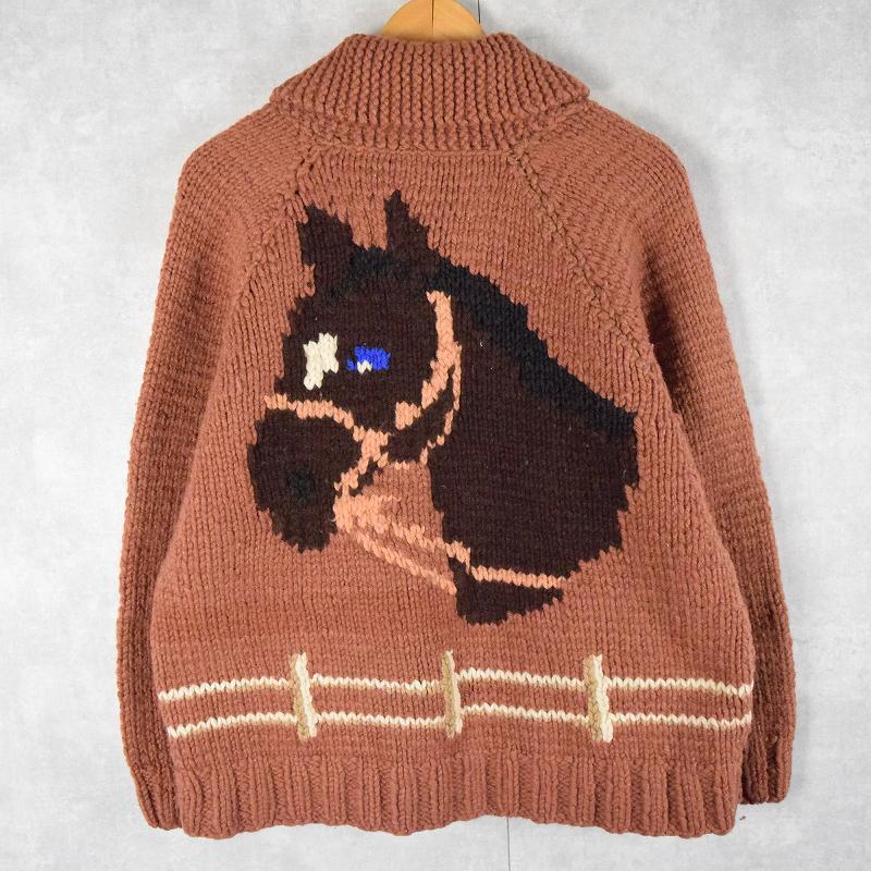 60s 60年代 動物 アニマル ジップジャケット ショールカラー