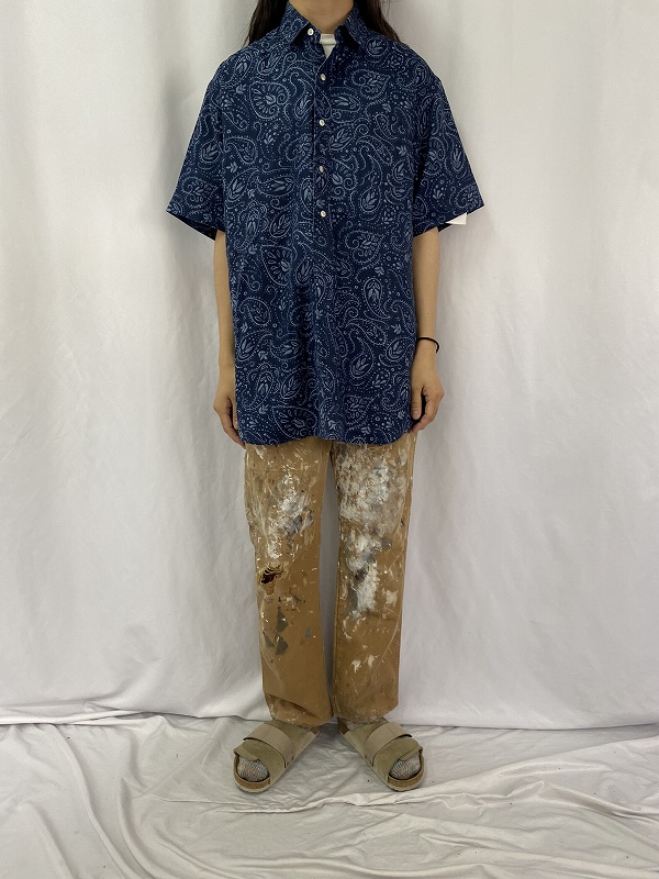 ポロラルフローレン 半袖 ネイビー 総柄 | ビンテージ古着屋Feeet 通販