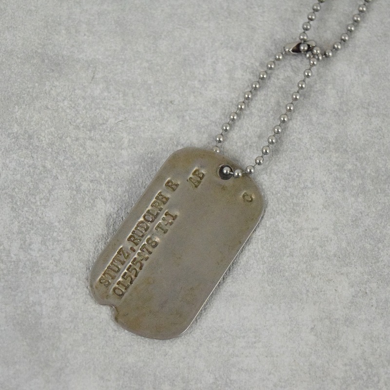 40年代 40s アメリカ軍 米軍 IDネックレス 認識票 44年 | ビンテージ