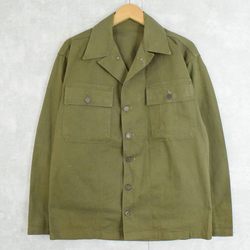40s 40年代 アメリカ軍 米軍 ヘリンボーンツイル オリーブ ミリタリー