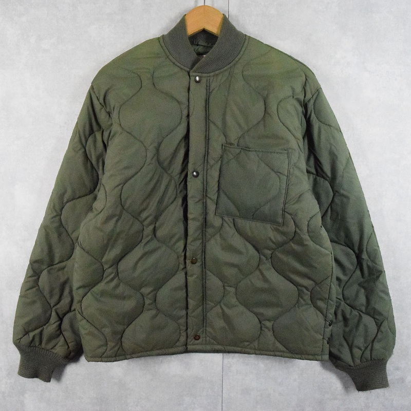 80s 80年代 キルティング ライナー 中綿入り ミリタリー アルファ