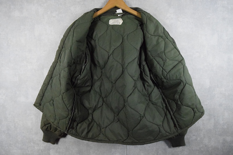 80s 80年代 キルティング ライナー 中綿入り ミリタリー アルファ