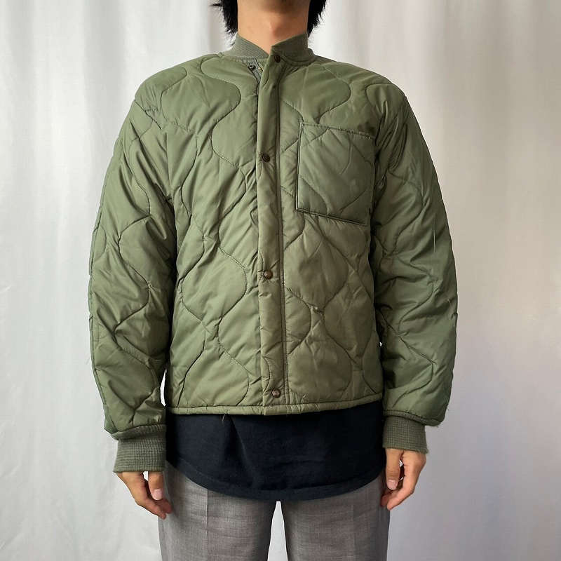 80s 80年代 キルティング ライナー 中綿入り ミリタリー アルファ