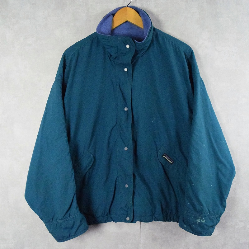 90年代 90s アメリカ製 パタゴニア アウトドア 青 ブルー Softshell