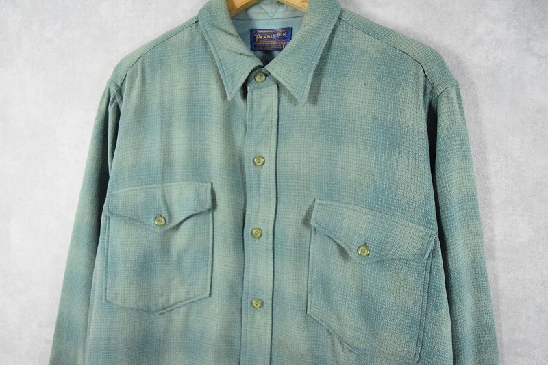 50年代 50s ペンドルトン 長袖 シャドーチェック │ヴィテージ古着屋