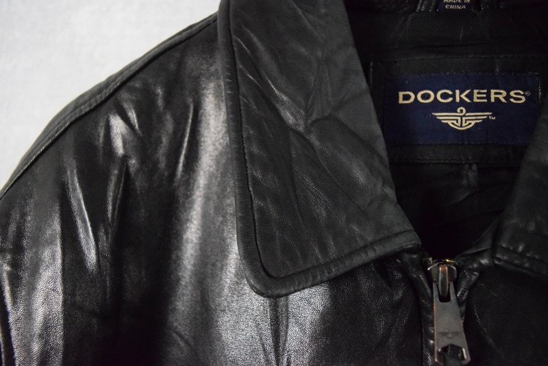 ドッカーズ 革ジャン 黒 ブラック │ヴィテージ古着屋Feeet 通販