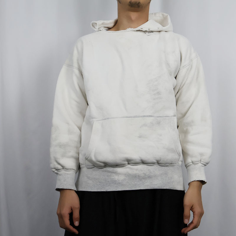 50年代 60年代 50s 60s 無地 ホワイト 白 スウェットパーカー