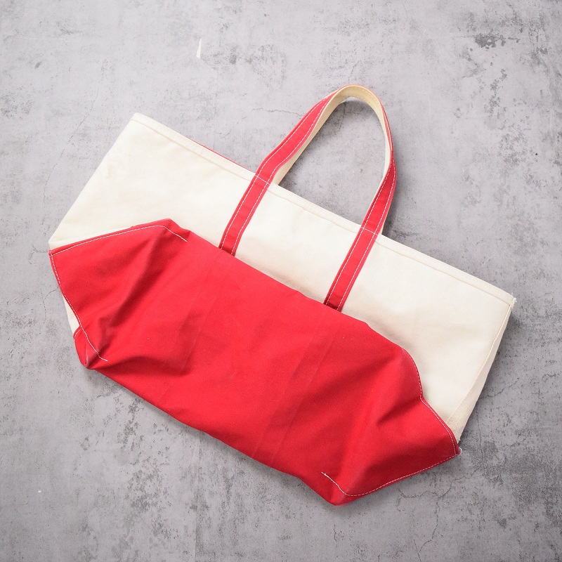 90s 90年代 エルエルビーン アメリカ製 白 ホワイト 赤 レッド