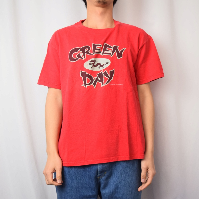 2000s 2000年代 グリーンデイ ドラゴン バンT バンド 音楽