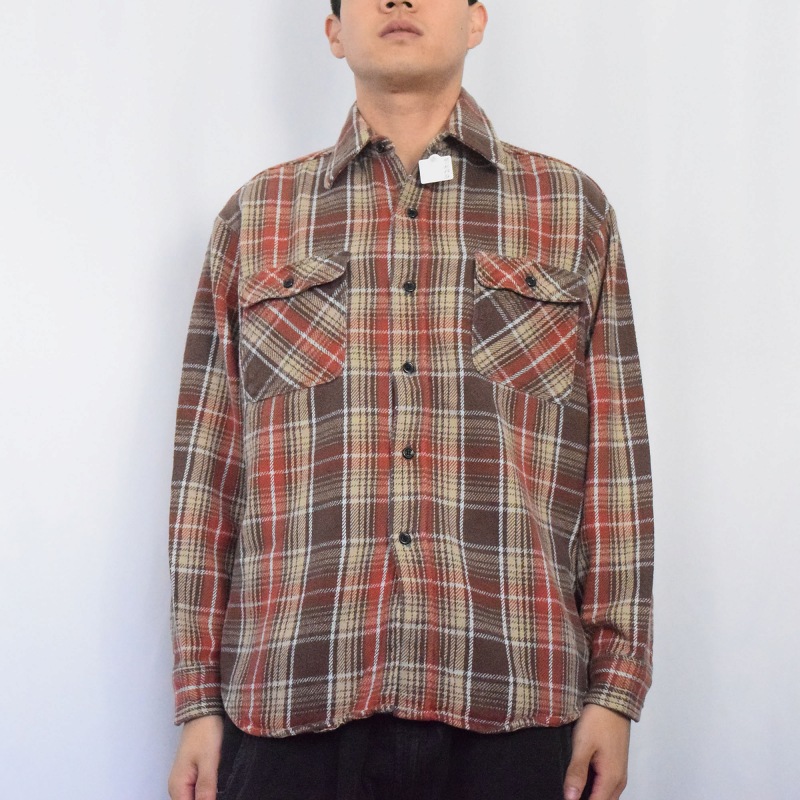 70s 70年代 80s 80年代 アメリカ製 ワーク チェック柄 | ビンテージ