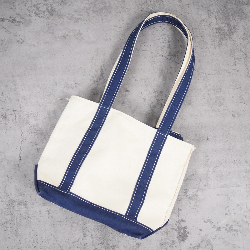 90s 90年代 エルエルビーン 白 ホワイト 紺 ネイビー アメリカ製 鞄