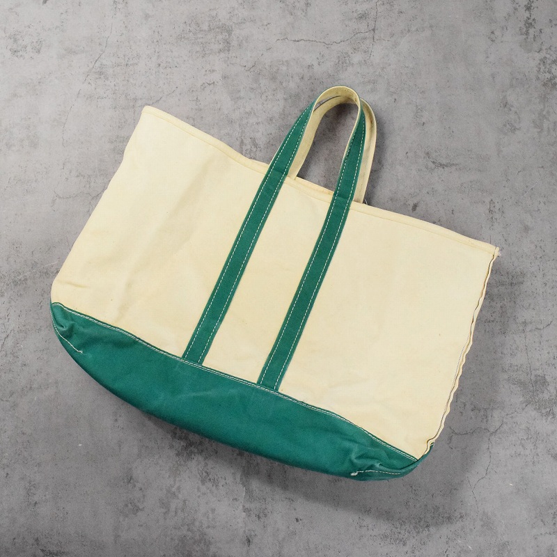 90年代 90s エルエルビーン アイボリー 生成り 緑 グリーン アウトドア