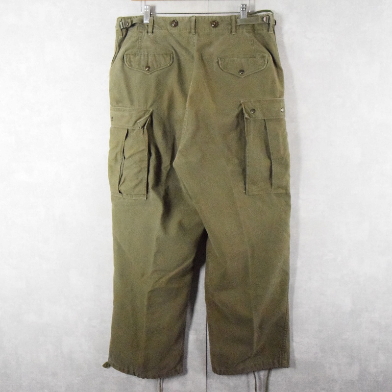 50s 50年代 アメリカ軍 米軍 フィールドパンツ TYPE2 剥き出しリベット