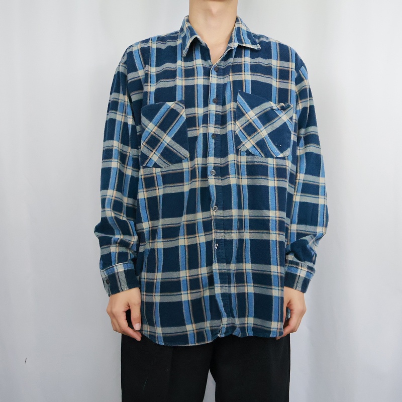 80s 90s 80年代 90年代 青 ブルー 長袖| ビンテージ古着屋Feeet 通販