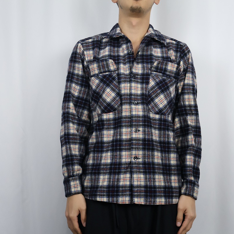 70s 70年代 ペンドルトン オープンカラーシャツ ループカラー アメリカ