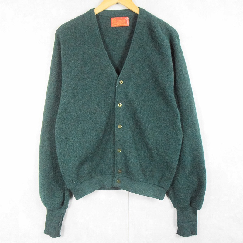 60s 70s 60年代 70年代 シアーズ ストアブランド ウールニット 緑