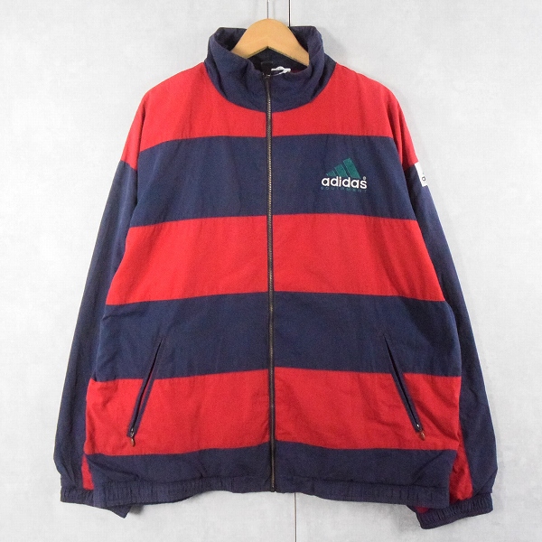 90s 90年代 アディダスエキップメント 紺 ネイビー 赤 レッド ナイロン