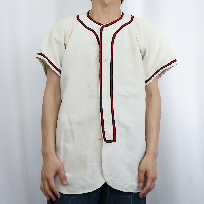 60s 60年代 ウィルソン アメリカ製 白 ホワイト アイボリー 生成り