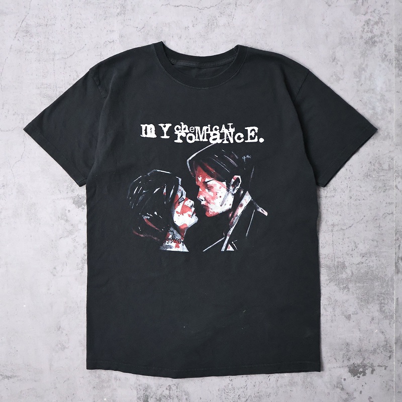 マイ・ケミカル・ロマンス 音楽 ミュージック バンT 黒 ブラック 半袖