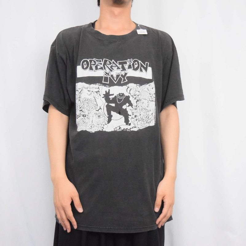 90年代 90s オペレーションアイビー ブラック バンT ミュージック 音楽