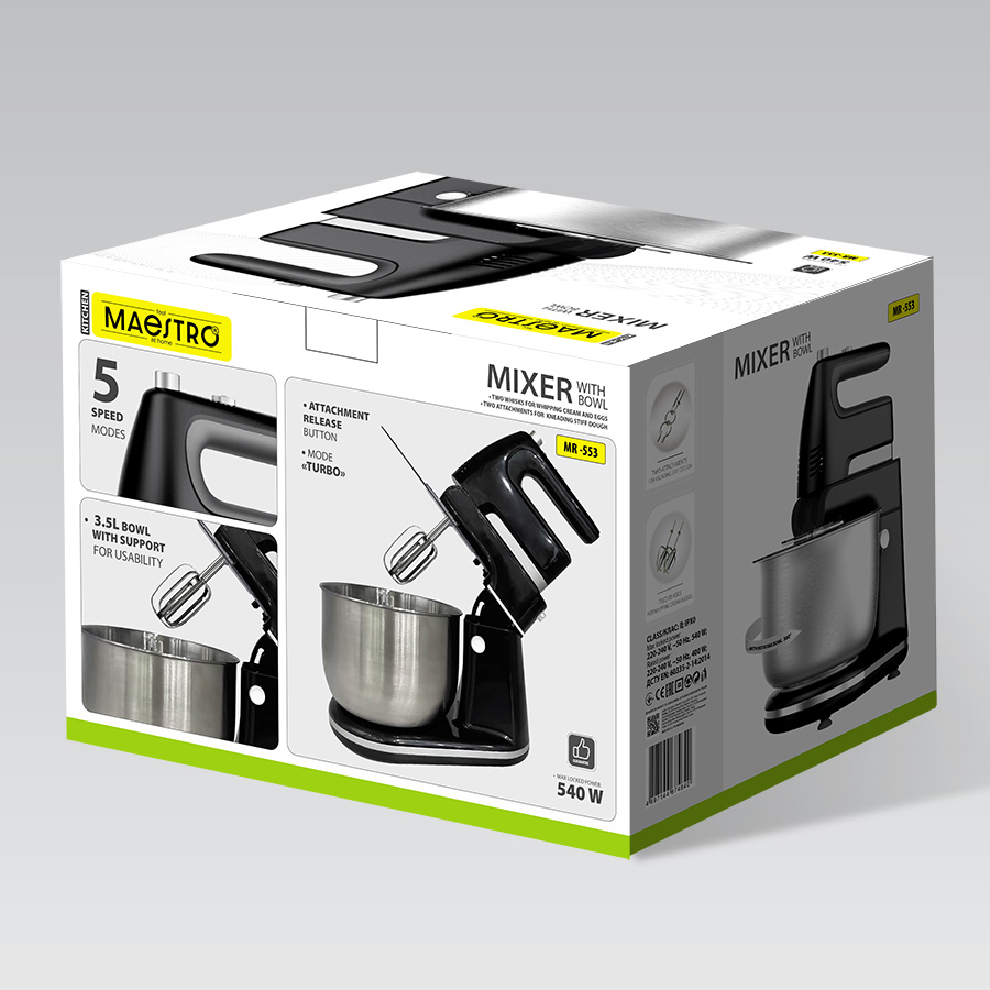 Міксер з чашею MR-553 – Офіційний інтернет магазин компанії