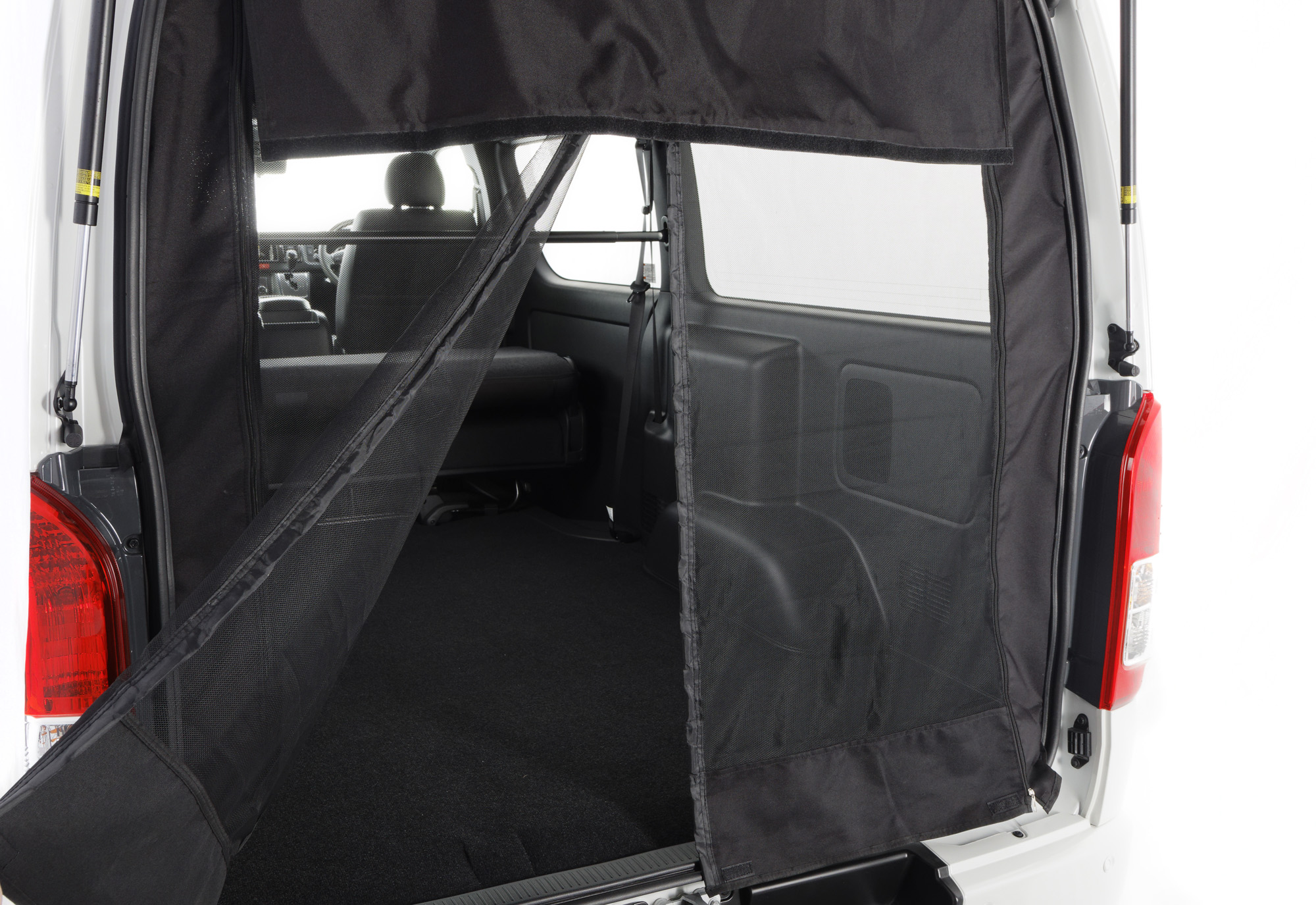 マグネット開閉式防虫ネット ハイエースリア1面(標準ボディ/ワイド