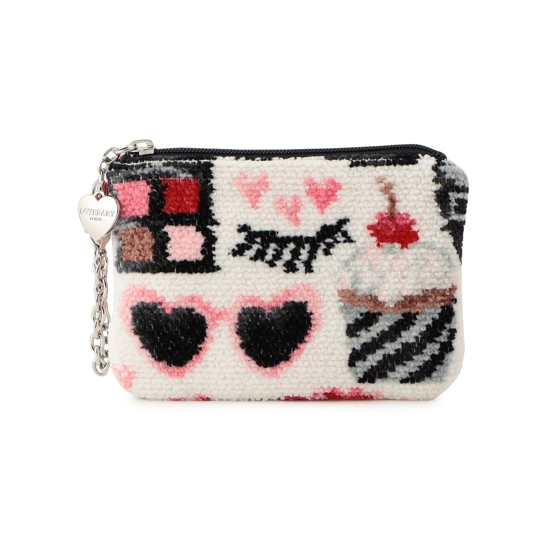 ラブユーソーマッチ！ キー&カードポーチ L/LVY-253059(ホワイト