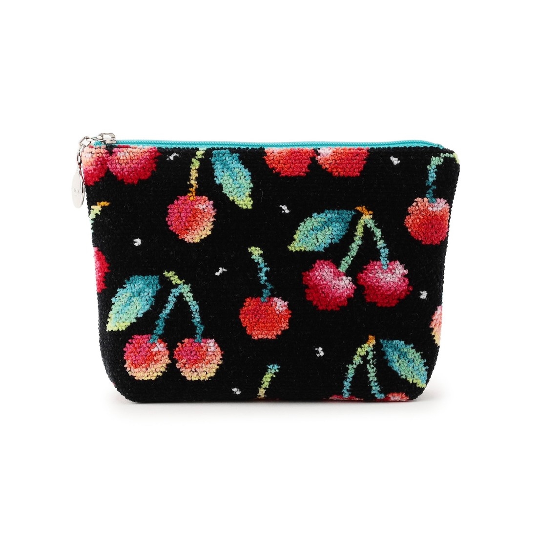 チェリードット 舟型ポーチM L/CRD-253047(ブラック): LOVERARY BY